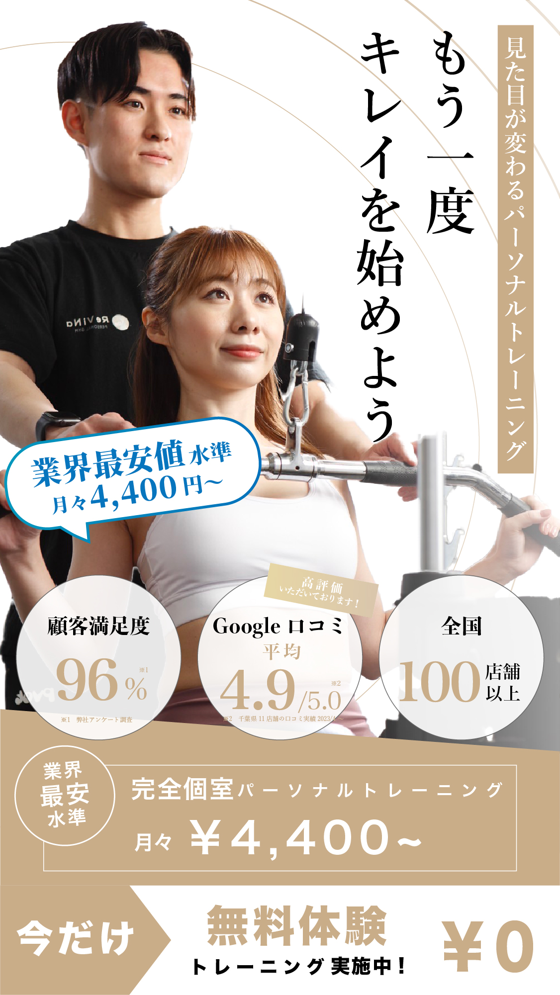 パーソナルジム ReViNa ふじみ野店
